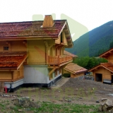 AURON producent domów drewnianych chrobak styl alpejski
