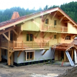 AURON producent domów drewnianych chrobak styl alpejski