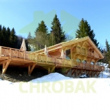 LES HOUCHES chrobak profucent domuw drewnianych domy drewniane styl alpejski