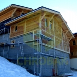 COURCHEVEL chrobak styl alpejski dom drewniany konstrukcje drewniane