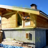 COURCHEVEL chrobak styl alpejski dom drewniany konstrukcje drewniane