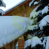 LA PLAGNE chrobak dom drewniany styl alpejski