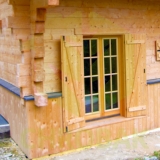 les Contamines chrobak styl alpejski budownicztwo drewniane konstrukcje drewniane