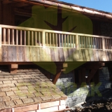 LA CLUSAZ chrobak domy drewniane styl alpejski konstrukcja drewniana